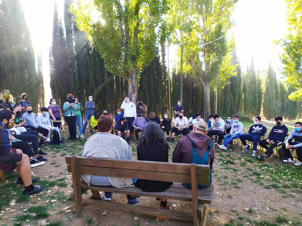 Encuentro comunitario del proyecto Inspira Territorio en la Sierra de Aracena.