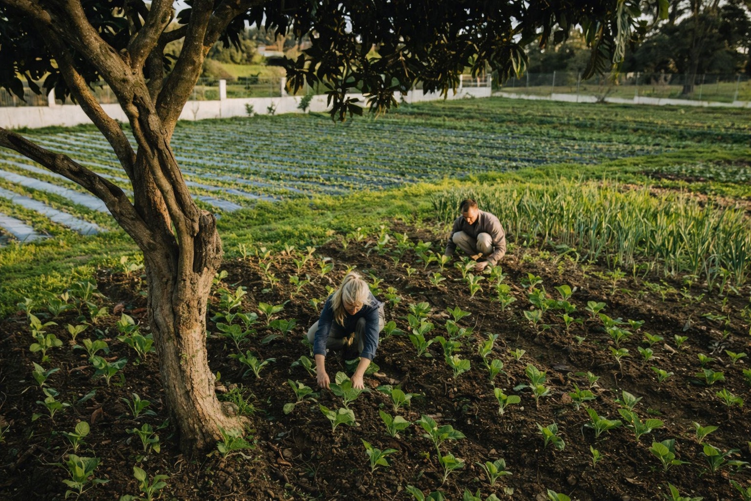 Proyecto de alimentación sostenible apoyado por el programa Tiina en cultivo agroecológico