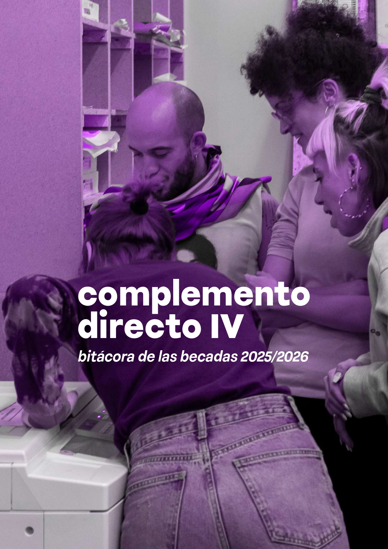 Portada de la bitácora de Compelmento Directo IV